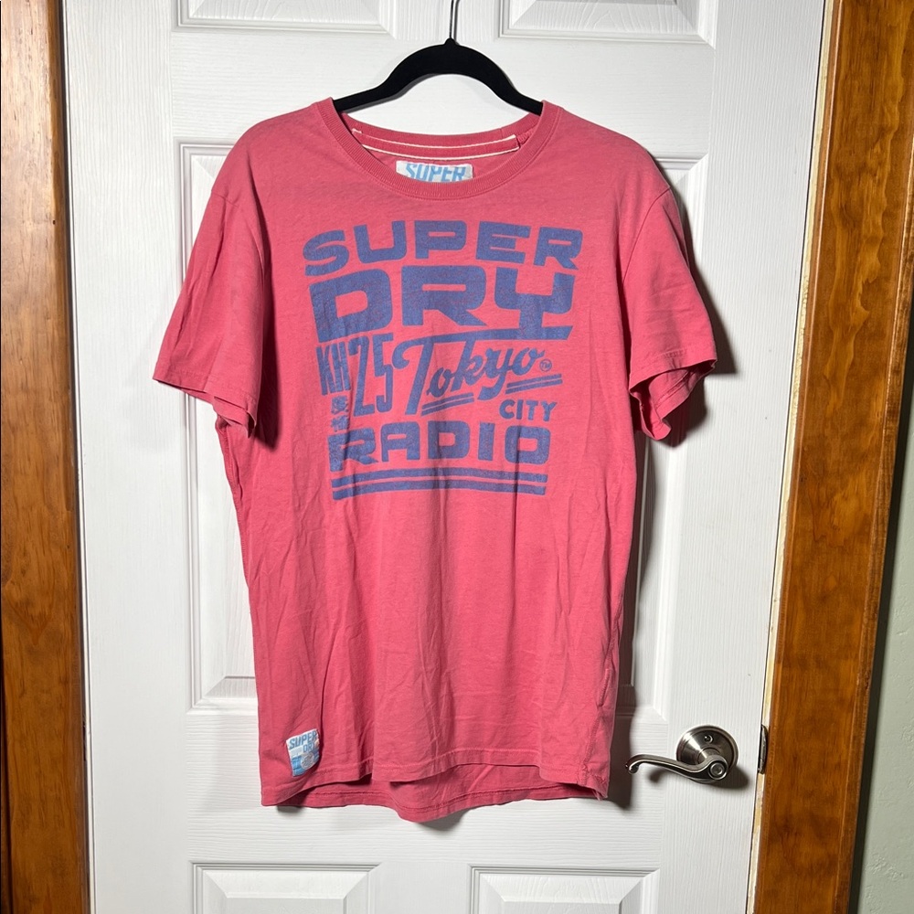 Superdry Men's Coral Graphic Tokyo Radio Short Sleeve Tee